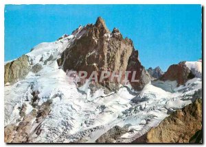 Postcard Modern Meije and its glaciers