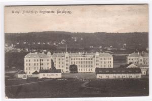 Jonkopings Regemente Castle Barracks Jonkoping Sweden 1910c postcard