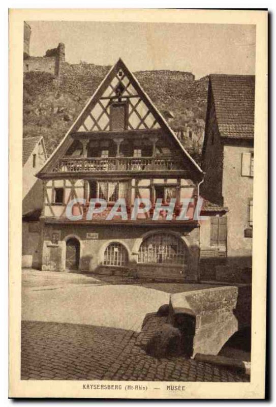 Old Postcard Kaysersberg Haut Rhin Museum