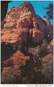 Arizona Oak Creek Canyon Beautiful Red Rock Pinnacles In Oak Creek Canyon