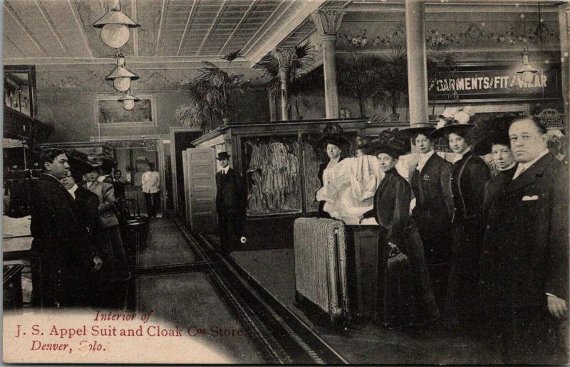 Denver CO Inside Appel Suit & Cloak Clothing Store~Garments That Fit & Wear~1910 