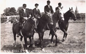 Equestrian Sport Horses Doetinchem Vintage RPPC 09.19