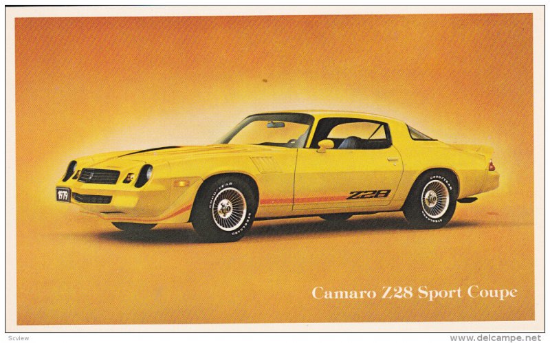 Chevrolet 1970s Z28 Camaro Sport Coupe Automobile