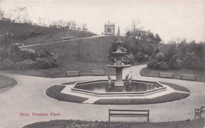 Royal Venture Park Darwen Lancashire Statues Antique Postcard