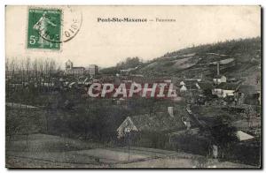 Pont Saint Maxence Old Postcard Panorama