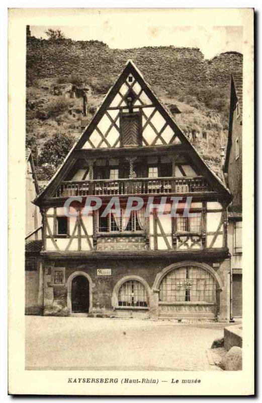 Old Postcard Kaysersberg The Museum