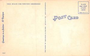Post Card Old Vintage Antique Military Comic
