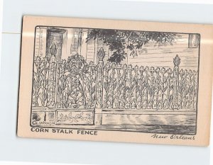 Postcard The Cornstalk Fence 915 Royal Street New Orleans Louisiana USA