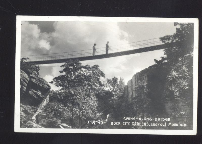 RPPC LOOKOUT MOUNTAIN SAVANNAH TENNESSEE SELMER TENN. REAL PHOTO POSTCARD