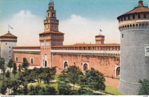 MILANO, Lombardia, Italy, 1900-1910's; Castello Sforzesco