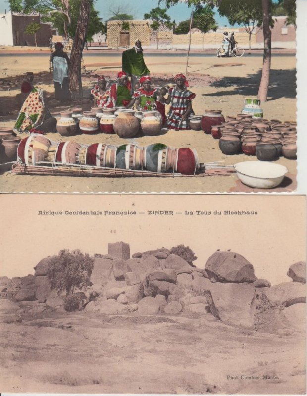 NIGER 13 Vintage AFRICA Postcards pre-1940 with BETTER (L2838)