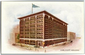View of Corl-Knott Building, Grand Rapids MI Vintage Postcard A66
