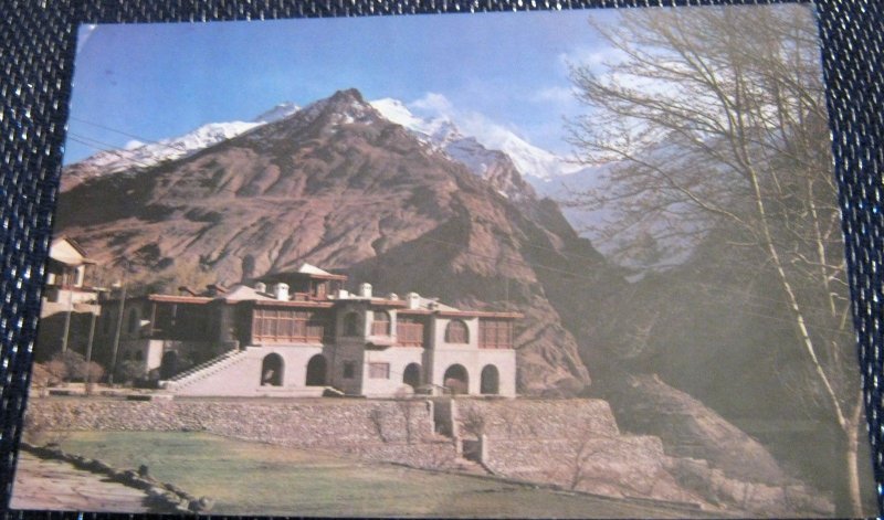 Pakistan Snow Clad Raka Poshi Peak Hunza State Palace of Mir - posted