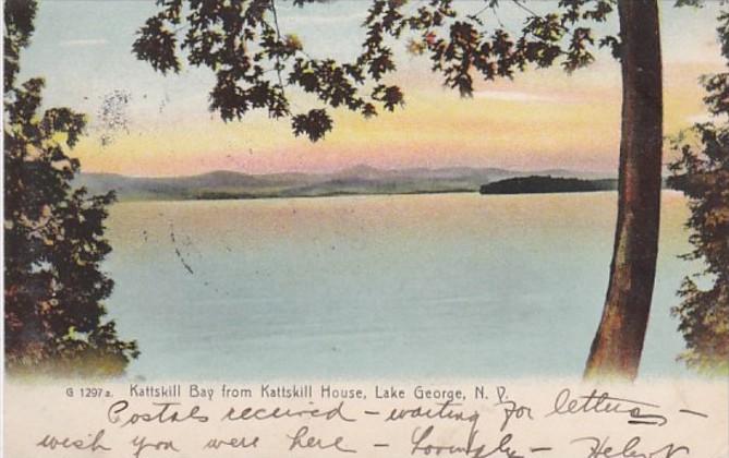 New York Lake George Kattskill Bay From Kattskill House 1907 Rotograph