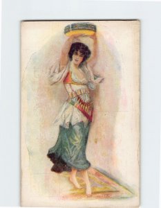 Postcard Dancing Girl Of Tyral