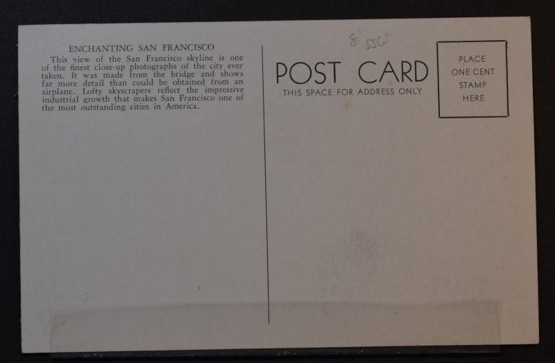 San Francisco, CA - San Francisco Skyline from Bridge