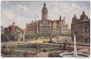 LEIPZIG, Saxony, Germany, PU-1906; Neues Rathaus