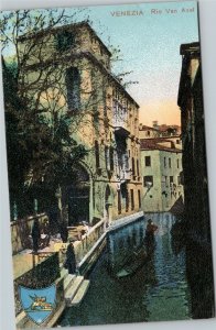 postcard Venice Italy -Rio Van Azel