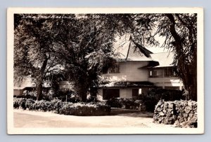 RPPC KONA INN KAILUA KONA HAWAII HOTEL REAL PHOTO POSTCARD (c. 1940s)