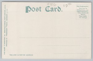 South Freeport Maine~Casco Castle from Sea~Flags on Roof~c1905