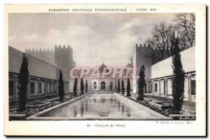 Old Postcard -Exhibition Colonial International - Paris 1931 Morocco Pavilion