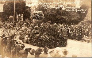 RPPC Rose Parade, Portland OR Float 1st Prize Pasadena CA c1910s Postcard S30