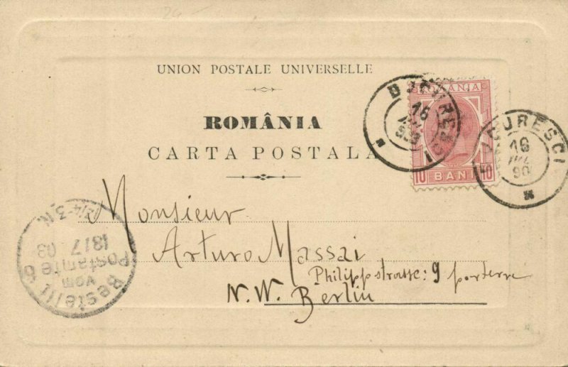 romania, BUCHAREST BUCURESTI, Strada Lipscani (1903) Postcard 