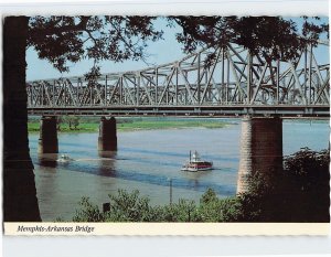 Postcard Memphis-Arkansas Bridge