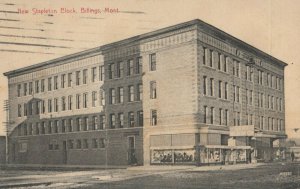 BILLINGS , Montana , 1909 ; New Stapleton Block
