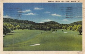 Postcard Bedford Springs Golf Course Bedford PA