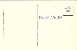 Postcard HOTEL SCENE Springfield Illinois IL AI9117