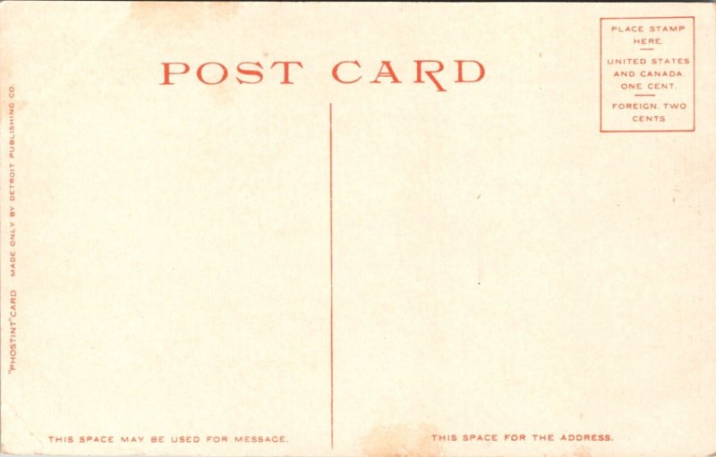 Postcard On The Zig Zags, Bright Angel Trail in Grand Canyon, Arizona