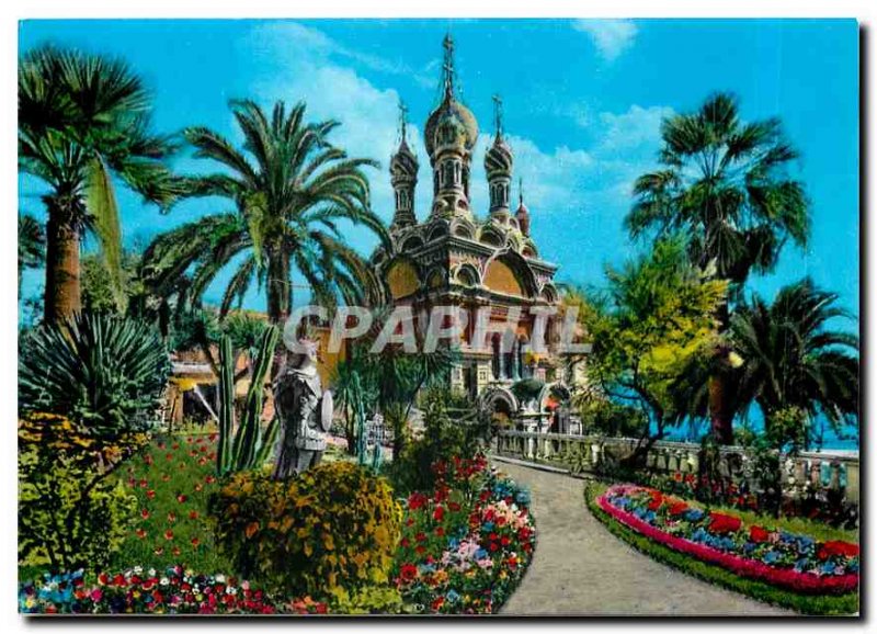 Postcard Modern Riviera S Remo Russian Church