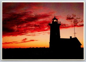 Cape Cod National Seashore Nauset Light Lighthouse  Massachusetts    Postcard