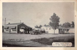 Candor North Carolina Harris Motor Court Vintage Postcard AA32820