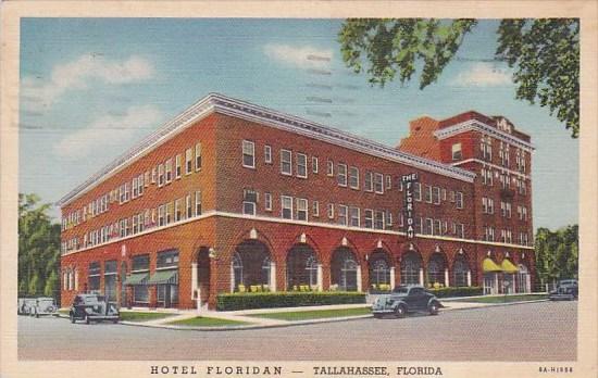 Florida Tallahssee Hotel Floridan 1940