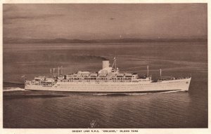 VINTAGE POSTCARD R.M.S. ORCADES PART OF THE ORIENT LINE SHIP TOPICAL