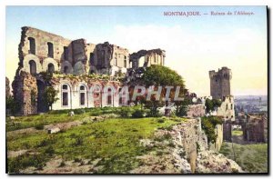 Postcard Ancient Ruins Montmajour Abbey