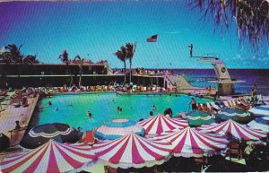 Swimming Pool At Sherry Frontenac Miami Beach Florida 1952