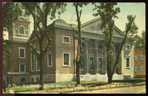 St. Paul M.E. Church-South. Springfield, MO. Vintage postcard