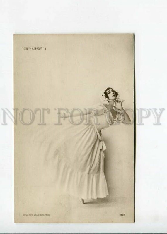 3175440 Tamara KARSAVINA Great Russia BALLET Star Vintage PHOTO