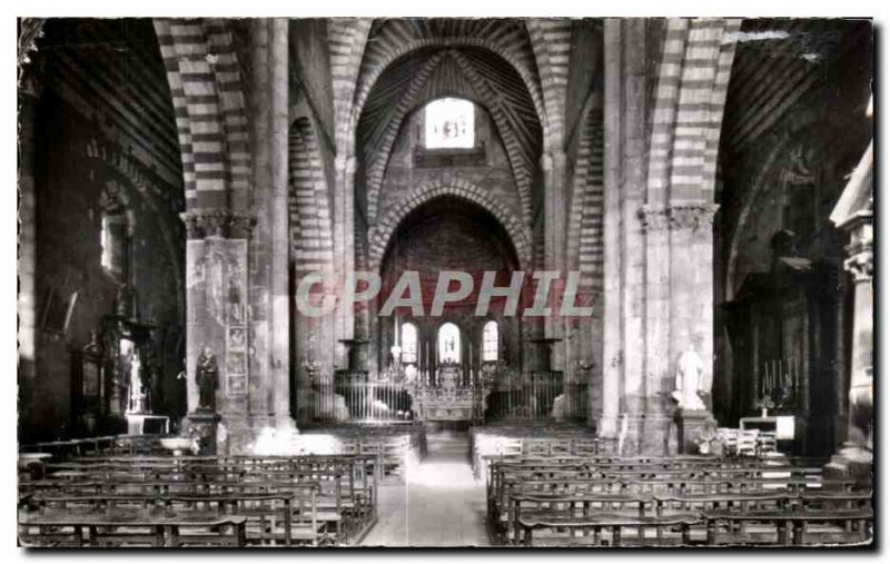 Old Postcard Embrun Interior of the Cathedral