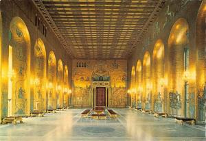 BG35846 stockholm stadshuset southern wall of the golden hall sweden