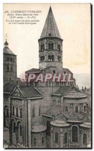 Postcard Clermont Ferrand Old Church of Our Lady of the Port