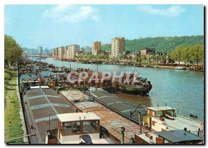 Modern Postcard Panorama Liege on the Meuse