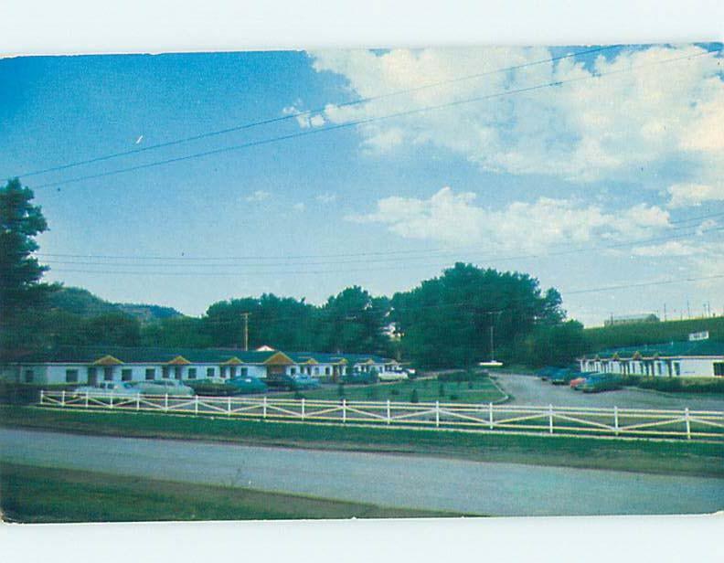 Unused Pre-1980 MOTEL SCENE Hot Springs South Dakota SD G7071
