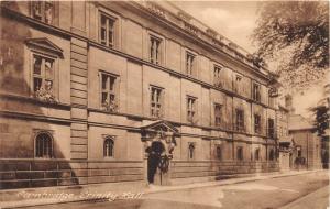 CAMBRIDGE UK TRINITYHALL POSTCARD 1910s