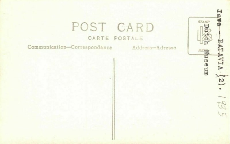 indonesia, JAVA WELTEVREDEN, Schouwburg Theatre (1935) RPPC Postcard