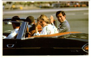 Princess Diana, Prince Charles, Leaving Gibraltar Airport, Royal Wedding 1981