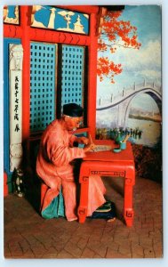 BUFFALO, New York NY ~ Museum of Science CHINESE WRITING Ideographic  Postcard